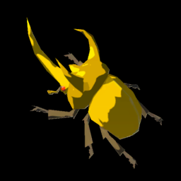 Energetic Rhino Beetle